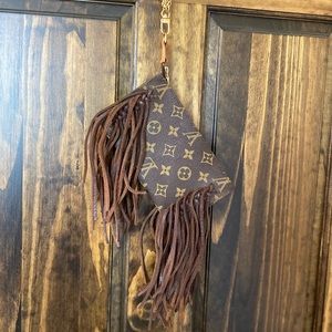 Authentic Louis Vuitton revamp fringe wristlet ~ Vintage Boho Bags